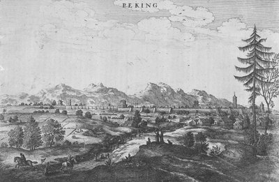 Peking, eine Illustration aus Jan Nieuhofs 